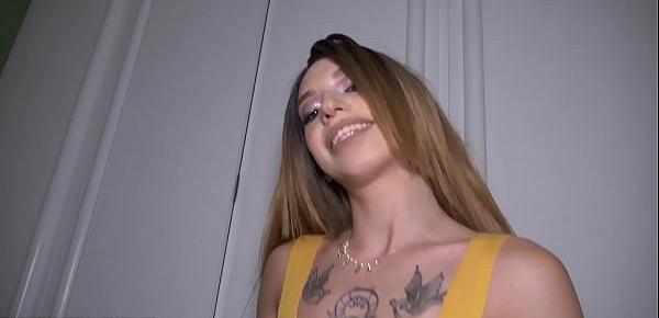  Deepthroat lover amateur inked latina teen Byanca Demarchi fucked in the ass